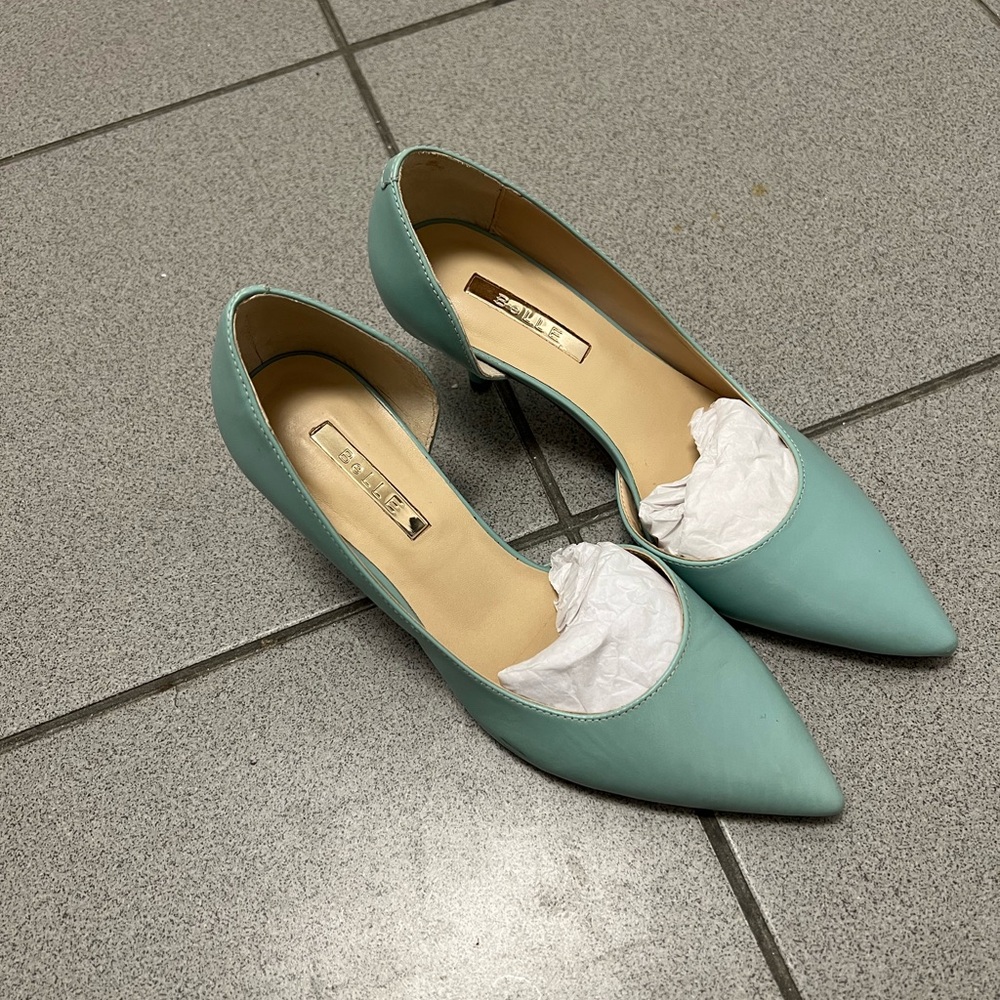 Chanel Light Blue Pumps